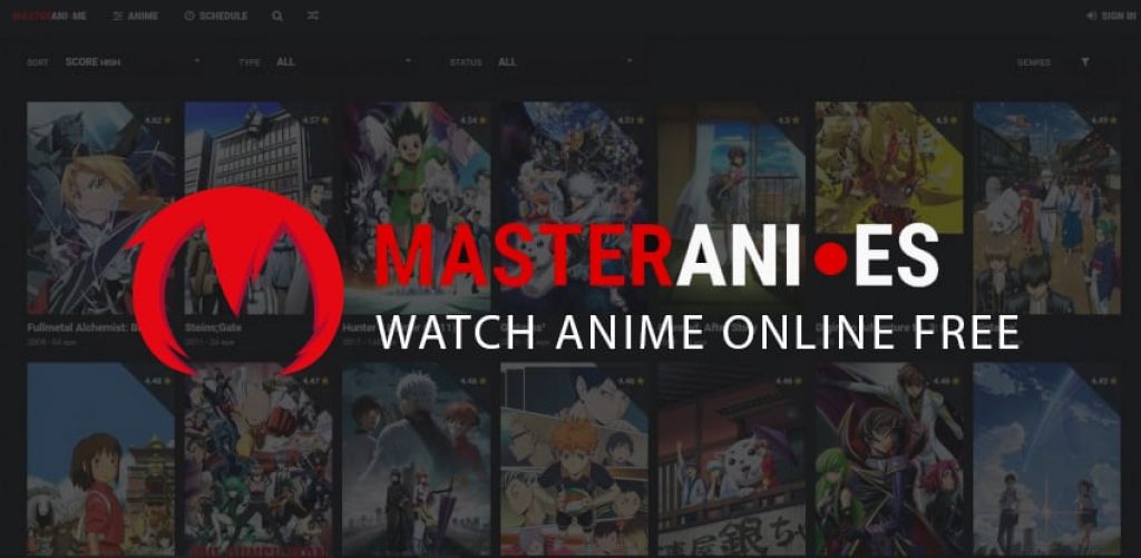 Masterani - Anime Streaming Sites