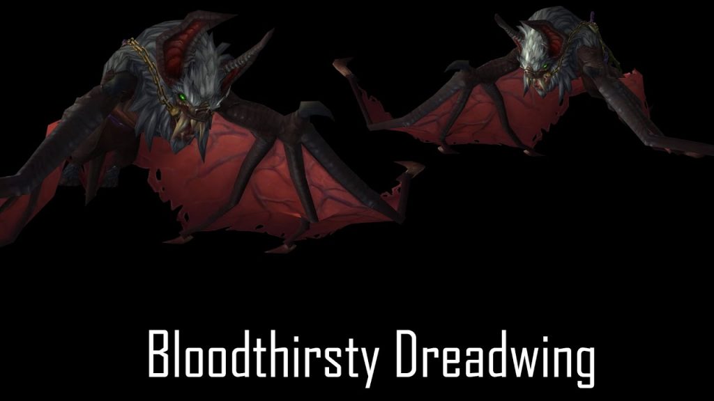 Bloodthirsty Dreadwing - Bat Mounts Wow
