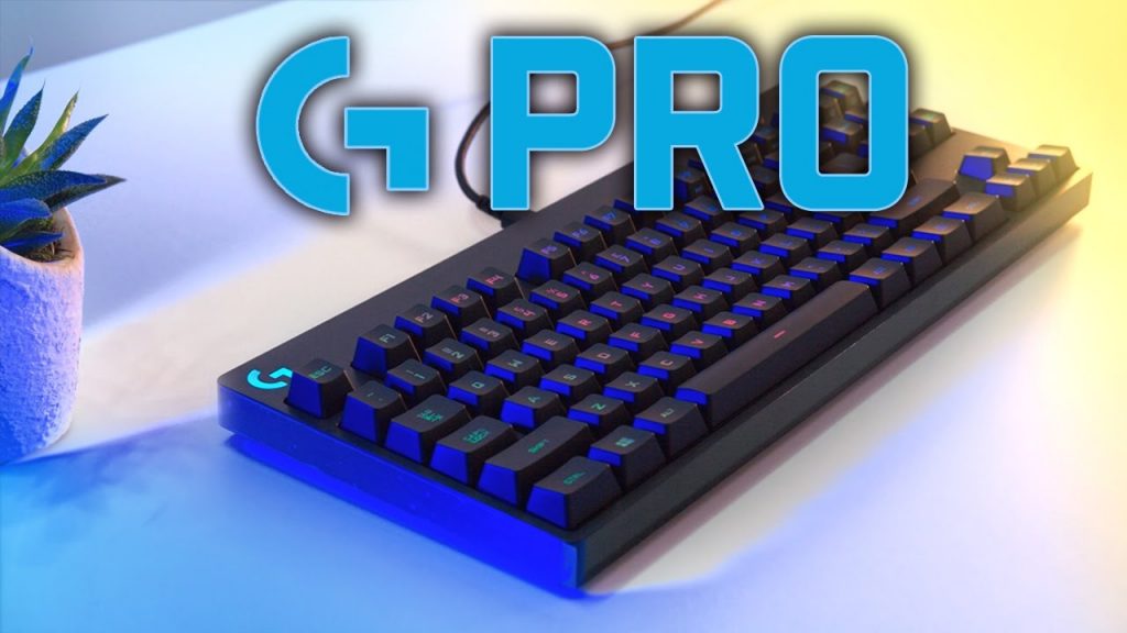 Logitech G pro mechanical gaming keyboard - Shroud Gaming Setup