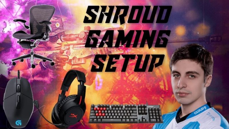 Shroud Gaming Setup : (2021-22 Gear List) PC and More Setup