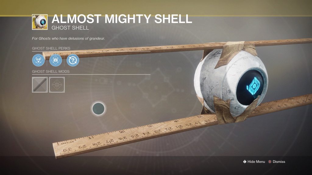 3. Almost Mighty Shell