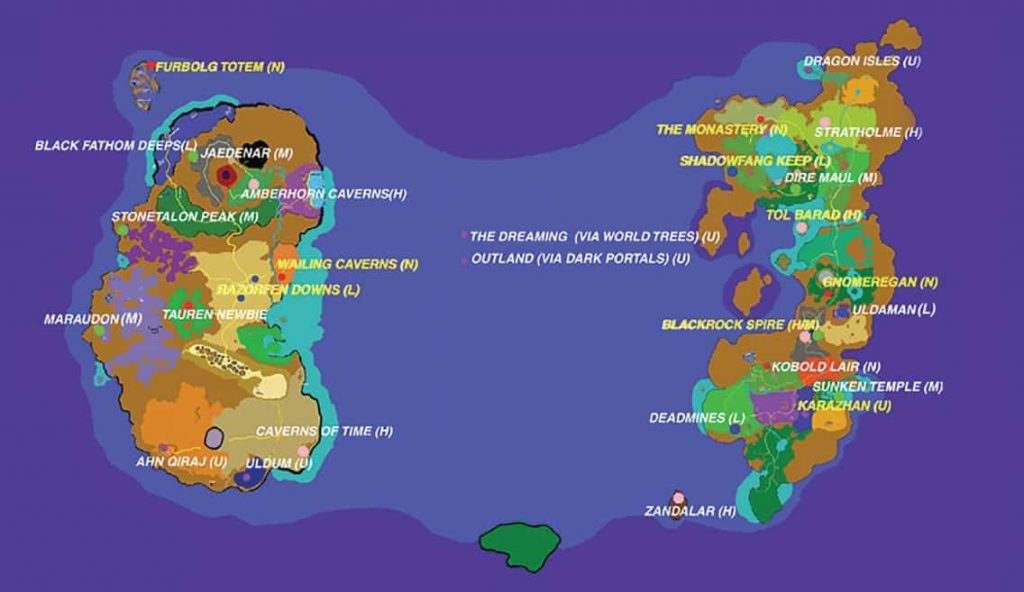Wow Classic Dungeon Maps