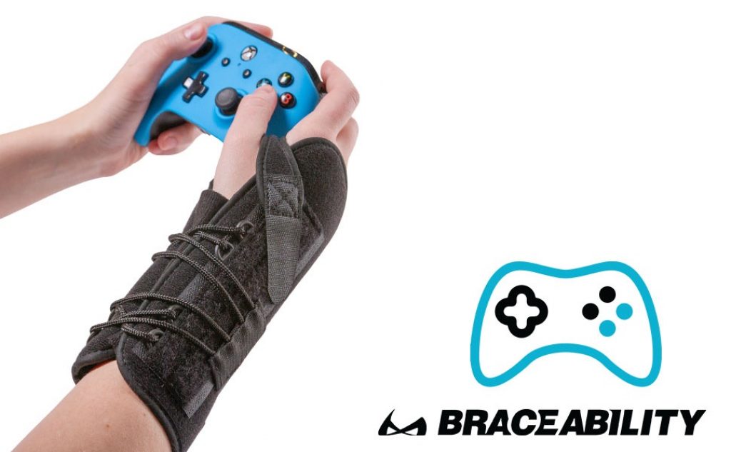 BraceAbility Gaming Wrist Brace