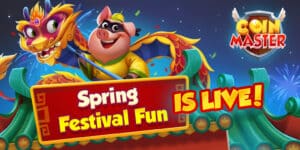 Free Coin Master spins spring festival