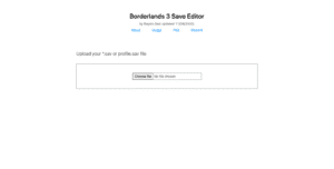 Borderlands 3 save editor online