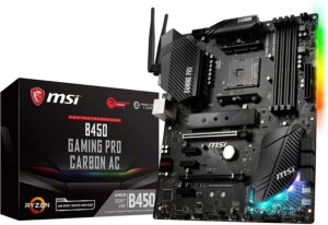 MSI B450 Gaming Pro Carbon AC best motherboard for ryzen 5 2600