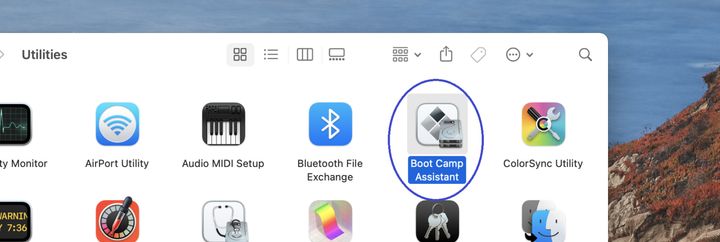 Launch BootCamp Assistant